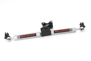 Jeep Wrangler Unlimited Steering Stabilizer - Dual - Rough Country - N3 - '07-'18